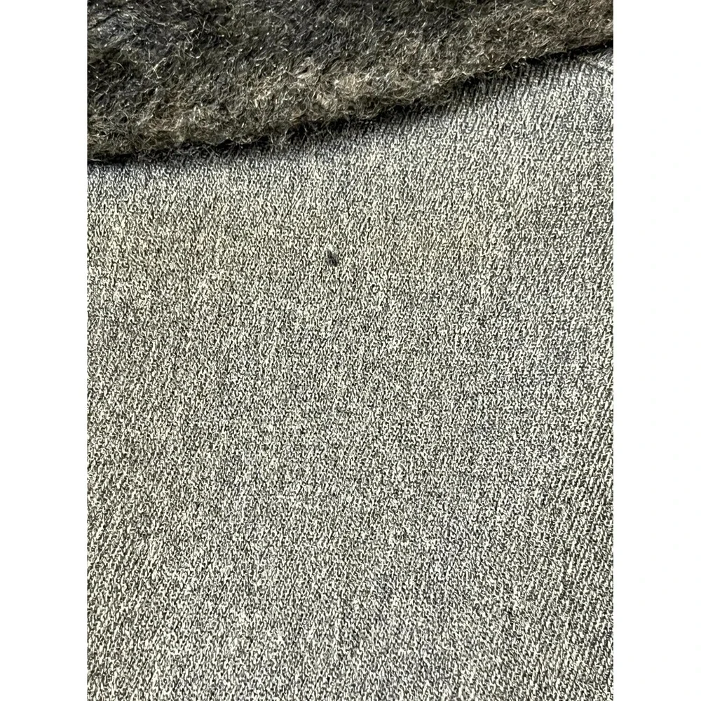 Vintage London Fog Long Overcoat Mens 48 Gray Faux Fur Lined Winter Outerwear